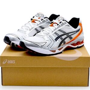 💍🆚🎃 Asics Gel-Kayano 14 White Picquant Orange 💍🎃🆚
